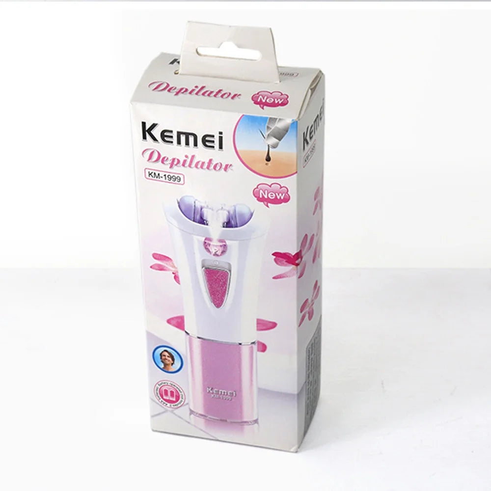 Rechargeable Mini Electric Epilator for Women's Body Hair Removal - Portable and Travel-Friendly Armpit and Bikini Shaver