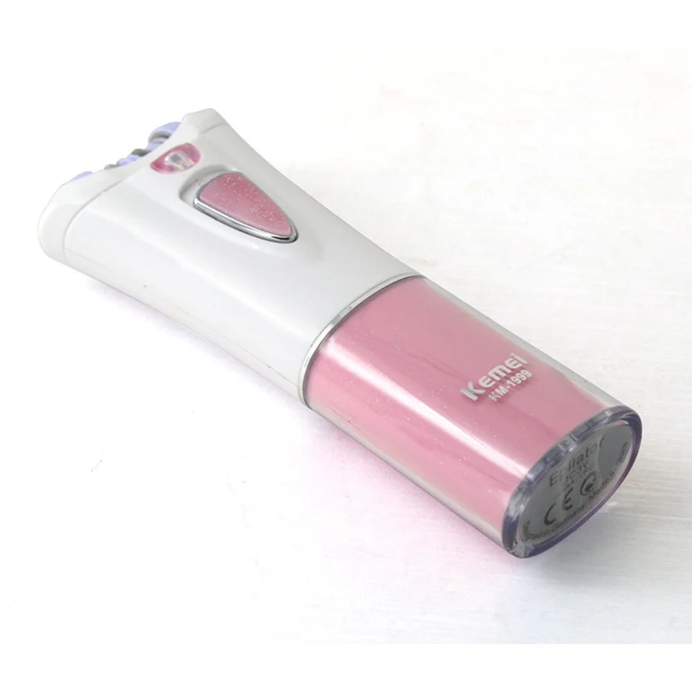 Rechargeable Mini Electric Epilator for Women's Body Hair Removal - Portable and Travel-Friendly Armpit and Bikini Shaver