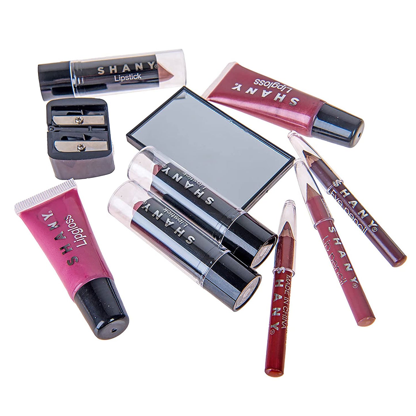 Professional Makeup Train Case with Reusable Aluminum Storage Organizer, Complete Set Including Eye Palettes, Blushes, Face Powders, Manicure and Pedicure Tools, and Cosmetic Brushes.