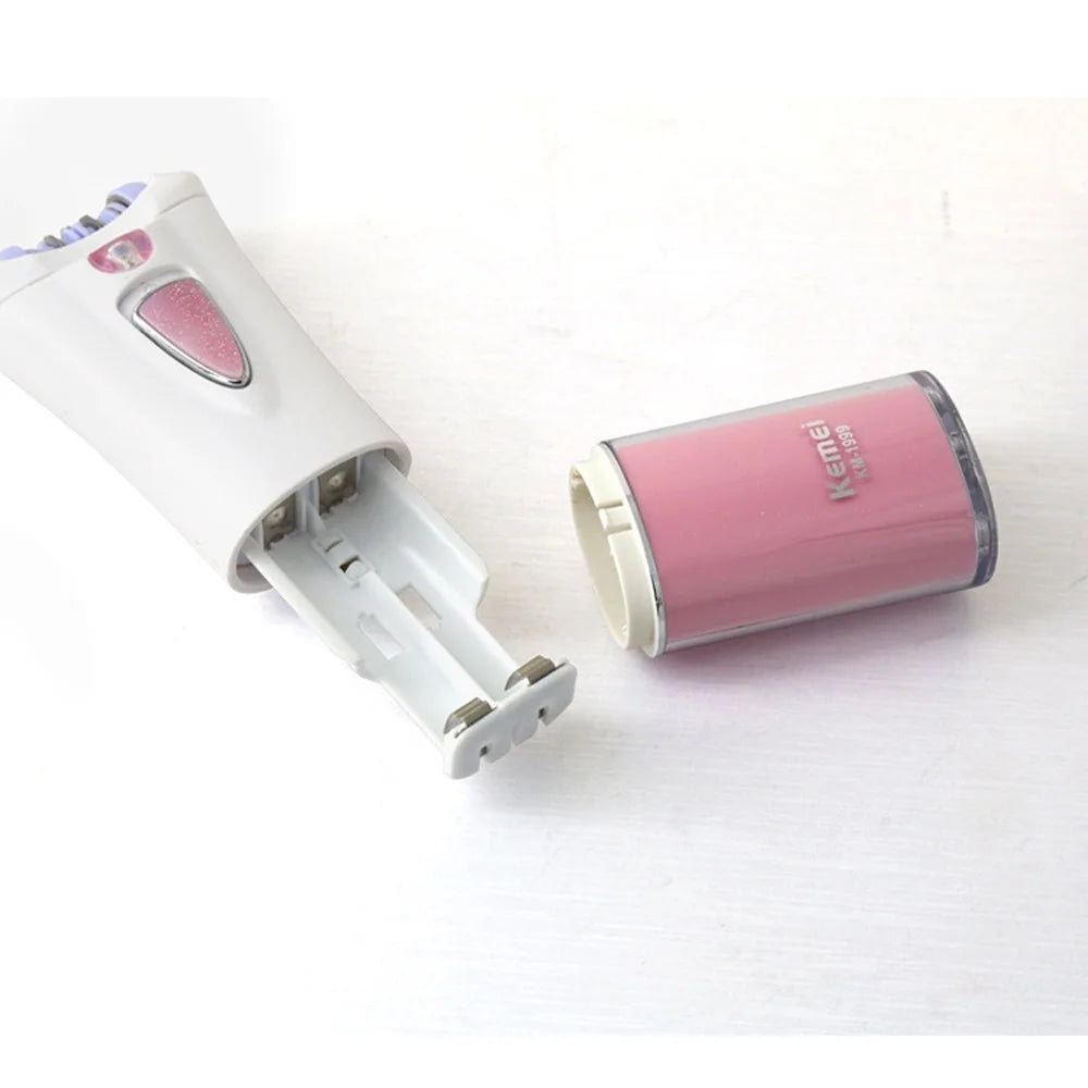 Rechargeable Mini Electric Epilator for Women's Body Hair Removal - Portable and Travel-Friendly Armpit and Bikini Shaver