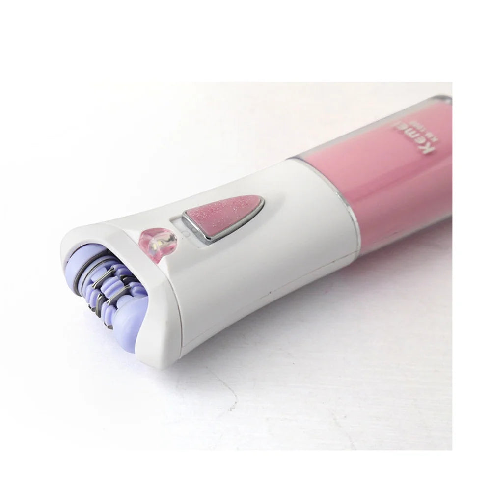 Rechargeable Mini Electric Epilator for Women's Body Hair Removal - Portable and Travel-Friendly Armpit and Bikini Shaver