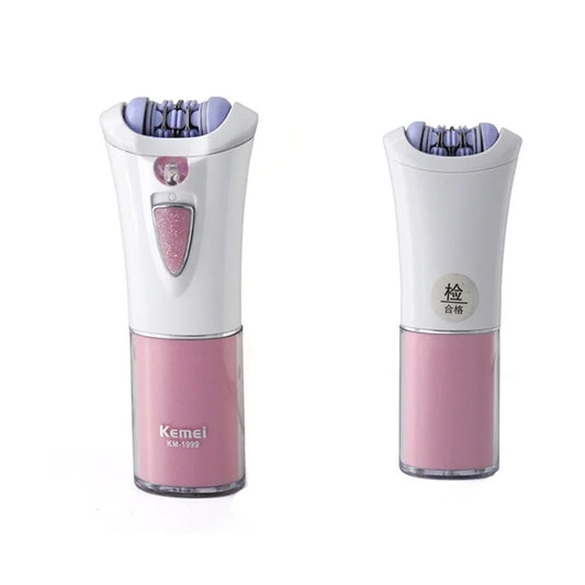 Rechargeable Mini Electric Epilator for Women's Body Hair Removal - Portable and Travel-Friendly Armpit and Bikini Shaver