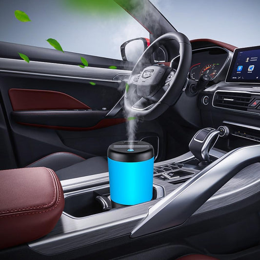 Portable 7-Color Car Diffuser & Humidifier for Essential Oils - Perfect Travel Companion!